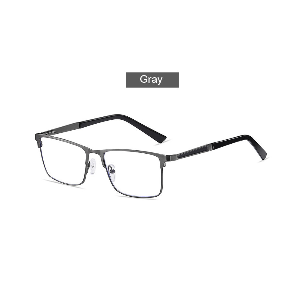 Multicoloured Stainless Steel Reading Glasses Men Non Spherical Lens Presbyopia Business Eyeglasses Male Hyperopia Prescription Eyewear