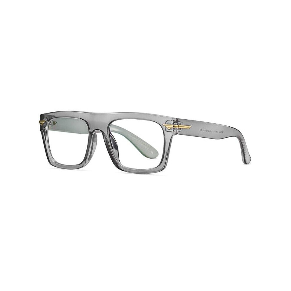 Retro Square Reading Glasses Light Blocking Eyeglasses Clear Lens Prescription Eyewear Diopters 0 to +6.0
