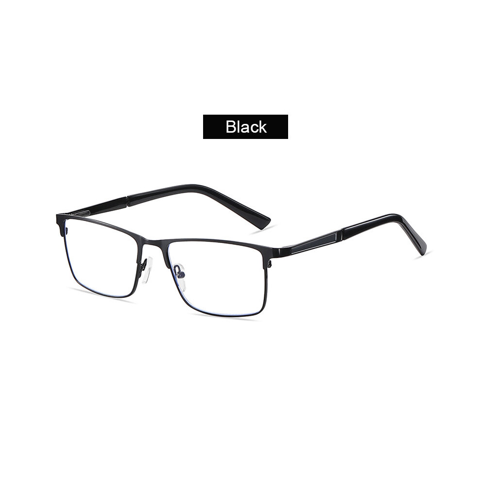 Multicoloured Stainless Steel Reading Glasses Men Non Spherical Lens Presbyopia Business Eyeglasses Male Hyperopia Prescription Eyewear
