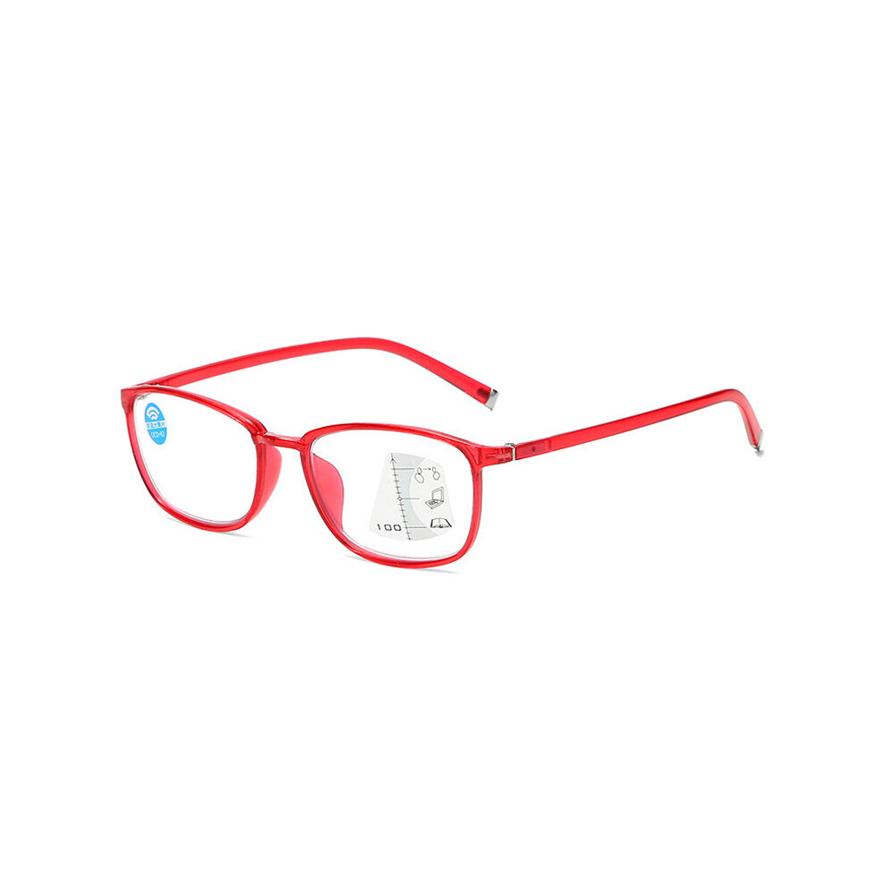Multicoloured Multifocal Progressive Optical Reading Glasses Men Women Presbyopia Ultralight Eyewear Anti Ray Tr90 Frame +1.0 3.5