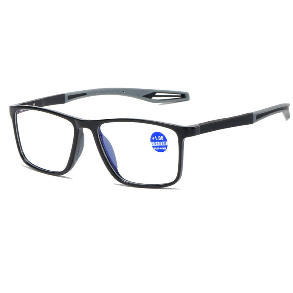 Multicoloured Ultralight Tr90 Reading Glasses Anti Light Presbyopia Eyeglasses Women Men Unisex Optical Eyewear Frame 0 To+ 4.0