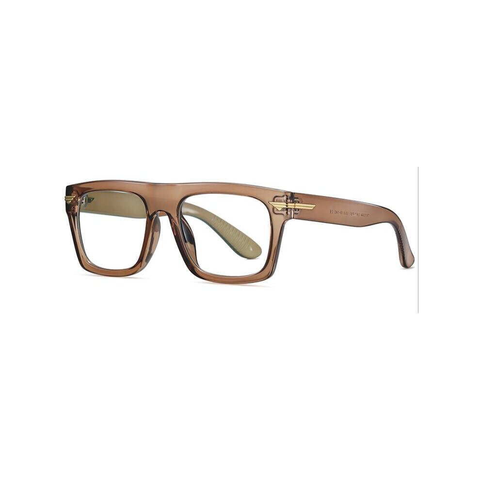 Retro Square Reading Glasses Light Blocking Eyeglasses Clear Lens Prescription Eyewear Diopters 0 to +6.0