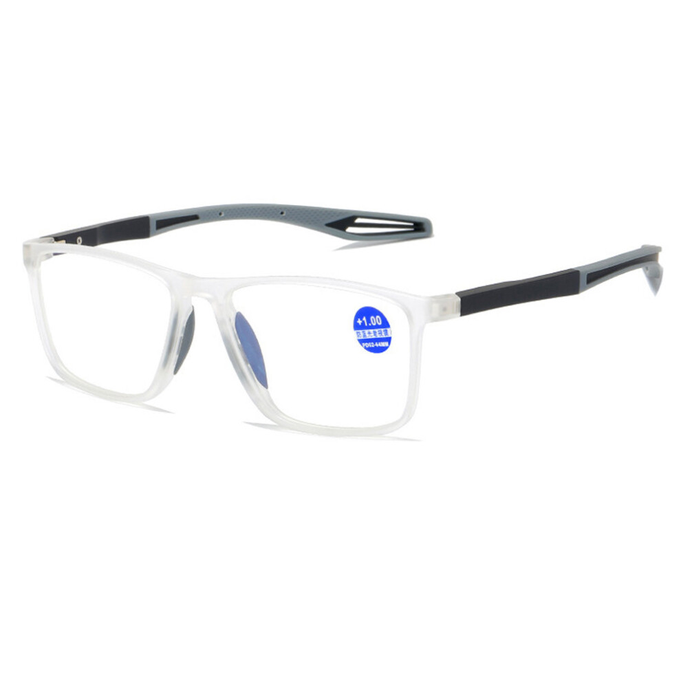 Multicoloured Ultralight Tr90 Reading Glasses Anti Light Presbyopia Eyeglasses Women Men Unisex Optical Eyewear Frame 0 To+ 4.0