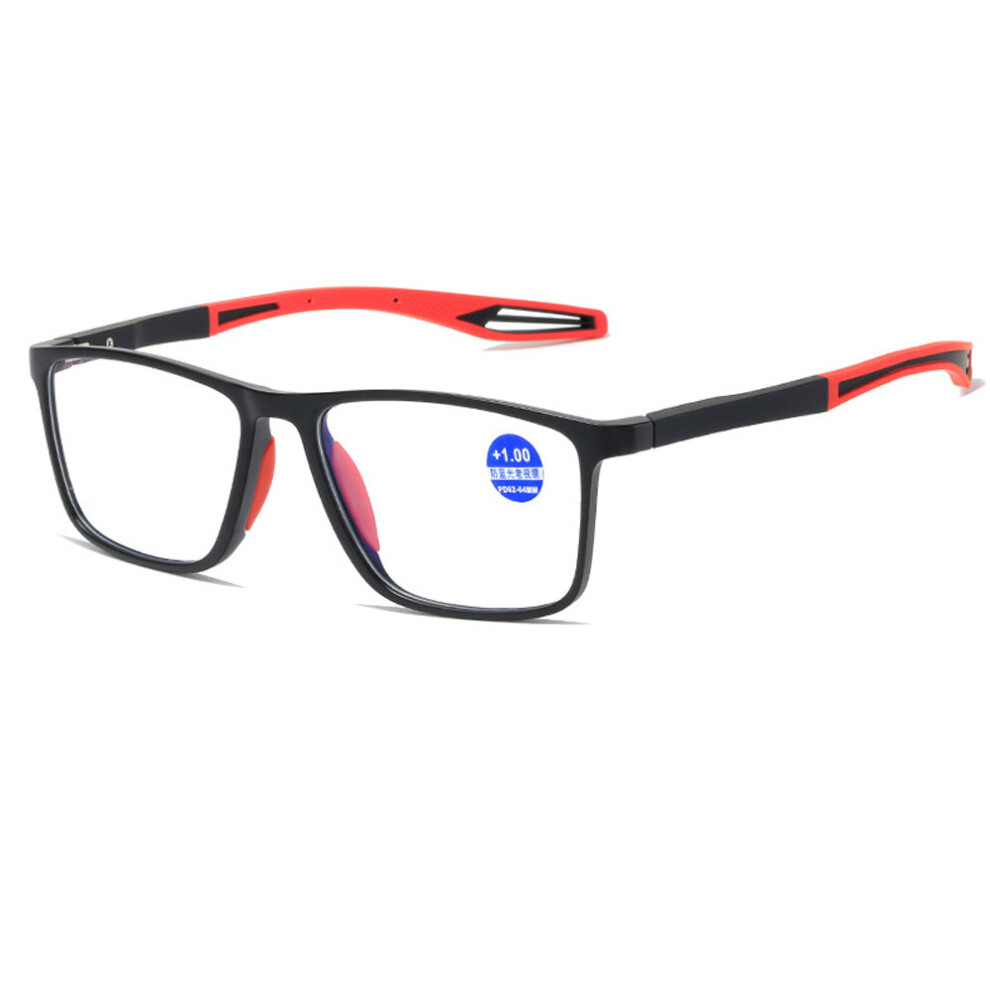 Multicoloured Ultralight Tr90 Reading Glasses Anti Light Presbyopia Eyeglasses Women Men Unisex Optical Eyewear Frame 0 To+ 4.0