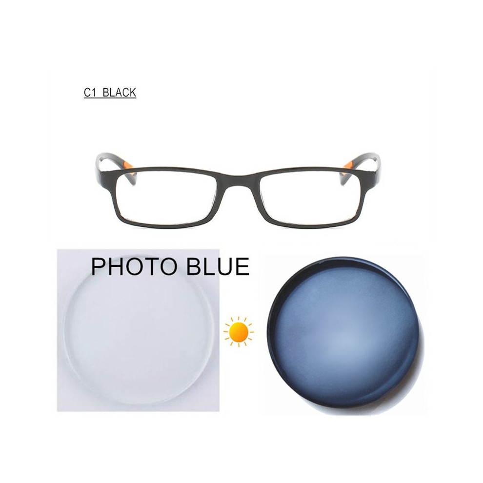 Multicoloured Photochromic Anti Ray Myopia Glasses Prescription -0.5 To -6.0 Women Men Nearsighted Spectacles For Cylinder F109