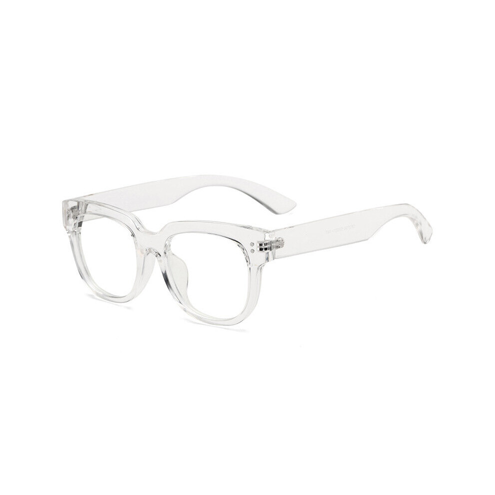 47086 Rectangle Retro Rivet Glasses Frames Anti Light Men Women Computer Eyeglasses-image-OPC-PBR8NRN-NEW