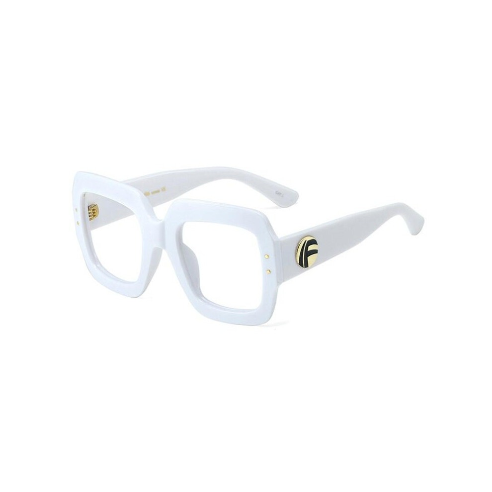 Multicoloured Oversized Square Anti Light Reading Glasses Women Eyeglasses Computer Presbyopic Reader Glasses 0 To +6.0