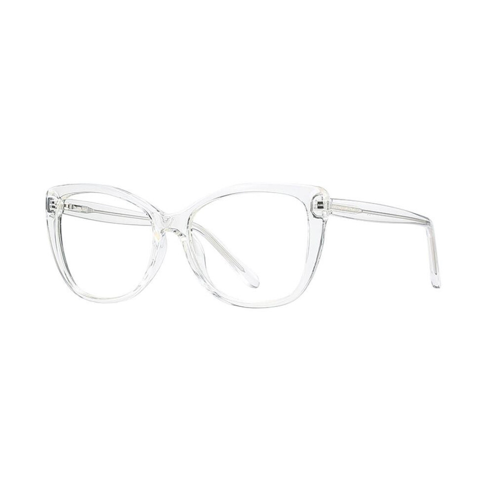 Cat Eye Reading Glasses Women Transparent Green Eyeglasses Retro Female Eyewear Anti Light Hyperopia +2 +3.5