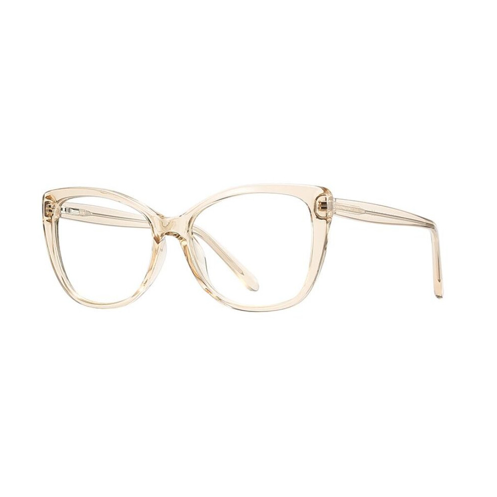 Cat Eye Reading Glasses Women Transparent Green Eyeglasses Retro Female Eyewear Anti Light Hyperopia +2 +3.5