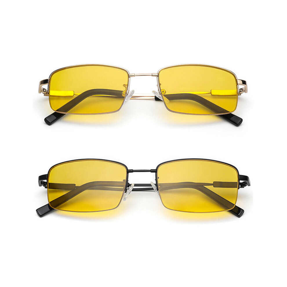 Multicoloured Night Vision Progressive Multi-Focus Reading Glasses Men Far And Near Dual-Use Anti-Blue Light Driving Presbyopia Glasses