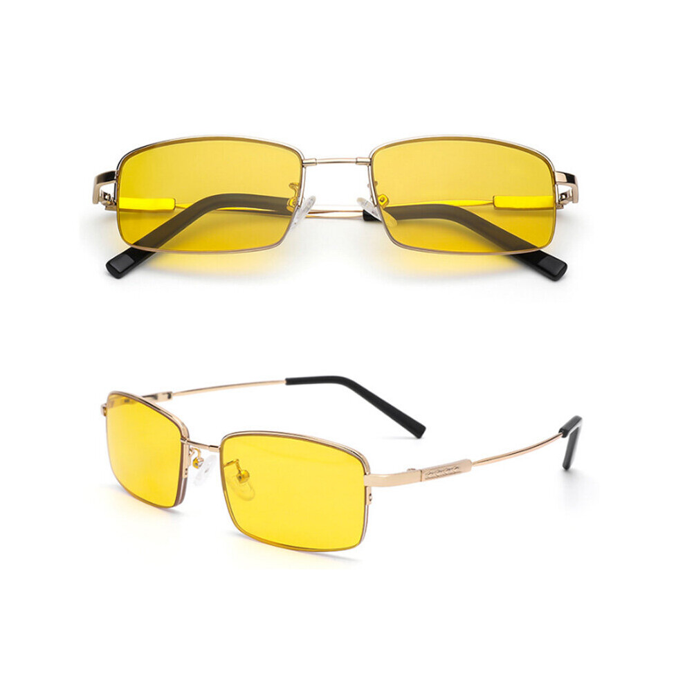 Multicoloured Night Vision Progressive Multi-Focus Reading Glasses Men Far And Near Dual-Use Anti-Blue Light Driving Presbyopia Glasses