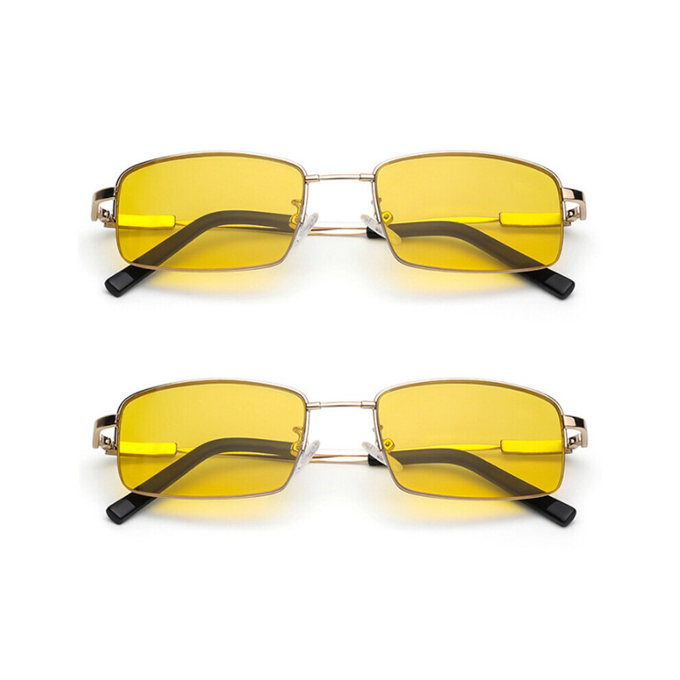 Night Vision Progressive Multi-Focus Reading Glasses Men Far And Near Dual-Use Anti-Blue Light Driving Presbyopia Glasses Multicoloured