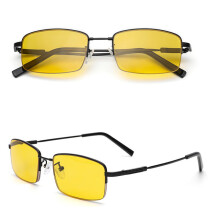Night vision Progressive multi-focus Reading Glasses Men Far And Near Dual-use Anti-blue light driving Presbyopia Glasses