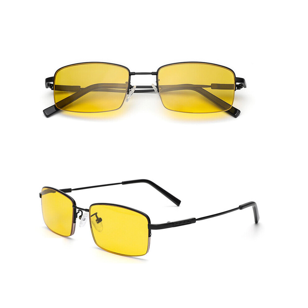 Night Vision Progressive Multi-Focus Reading Glasses Men Far And Near Dual-Use Anti-Blue Light Driving Presbyopia Glasses Multicoloured