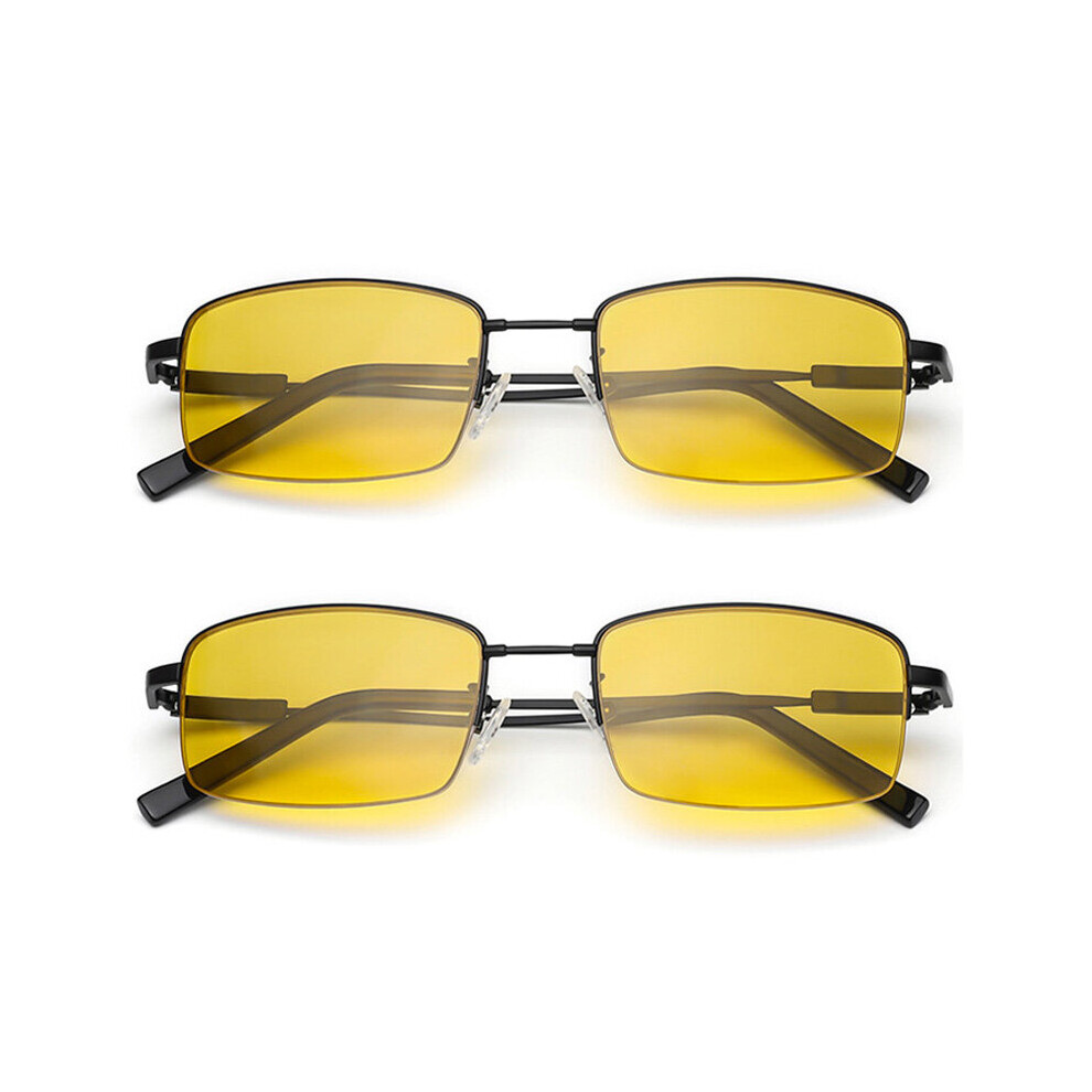 Multicoloured Night Vision Progressive Multi-Focus Reading Glasses Men Far And Near Dual-Use Anti-Blue Light Driving Presbyopia Glasses