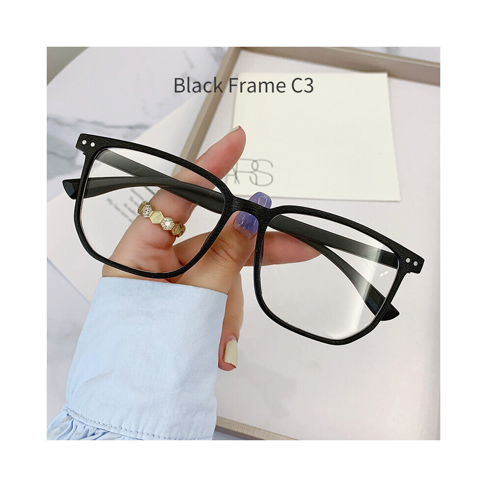 Style Intelligent Photochromic Myopia Glasses Women Men Ultralight Vintage Square Glasses Finished Prescription Eyewear
