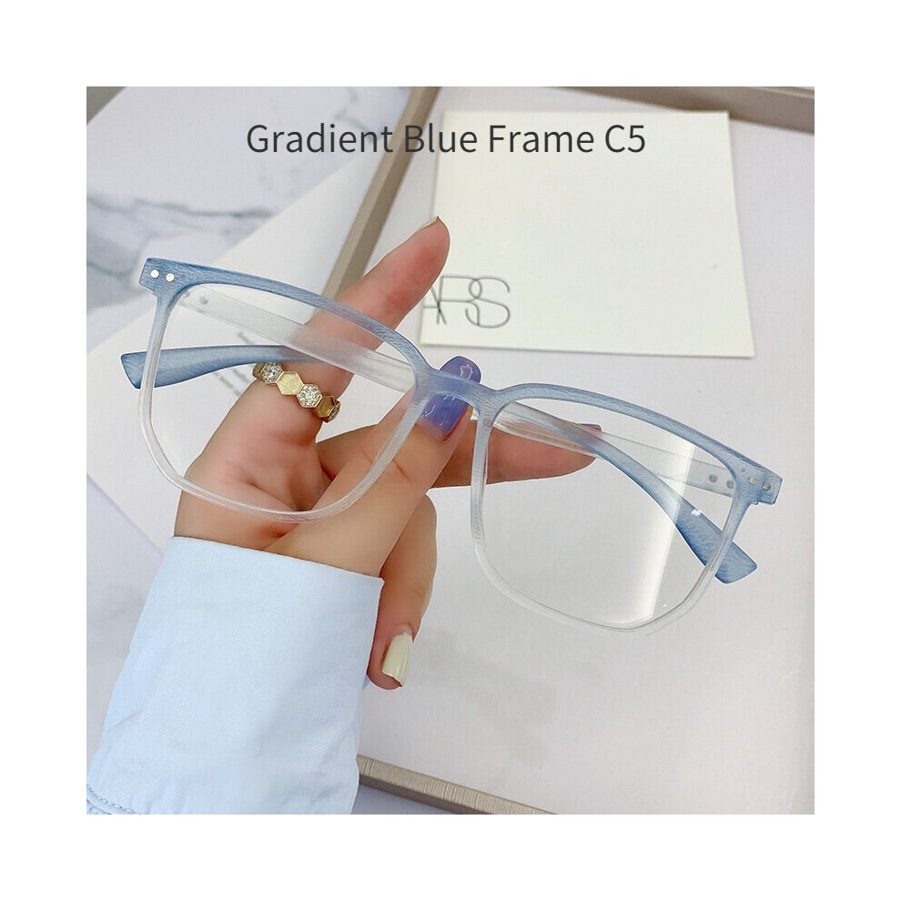 Style Intelligent Photochromic Myopia Glasses Women Men Ultralight Vintage Square Glasses Finished Prescription Eyewear