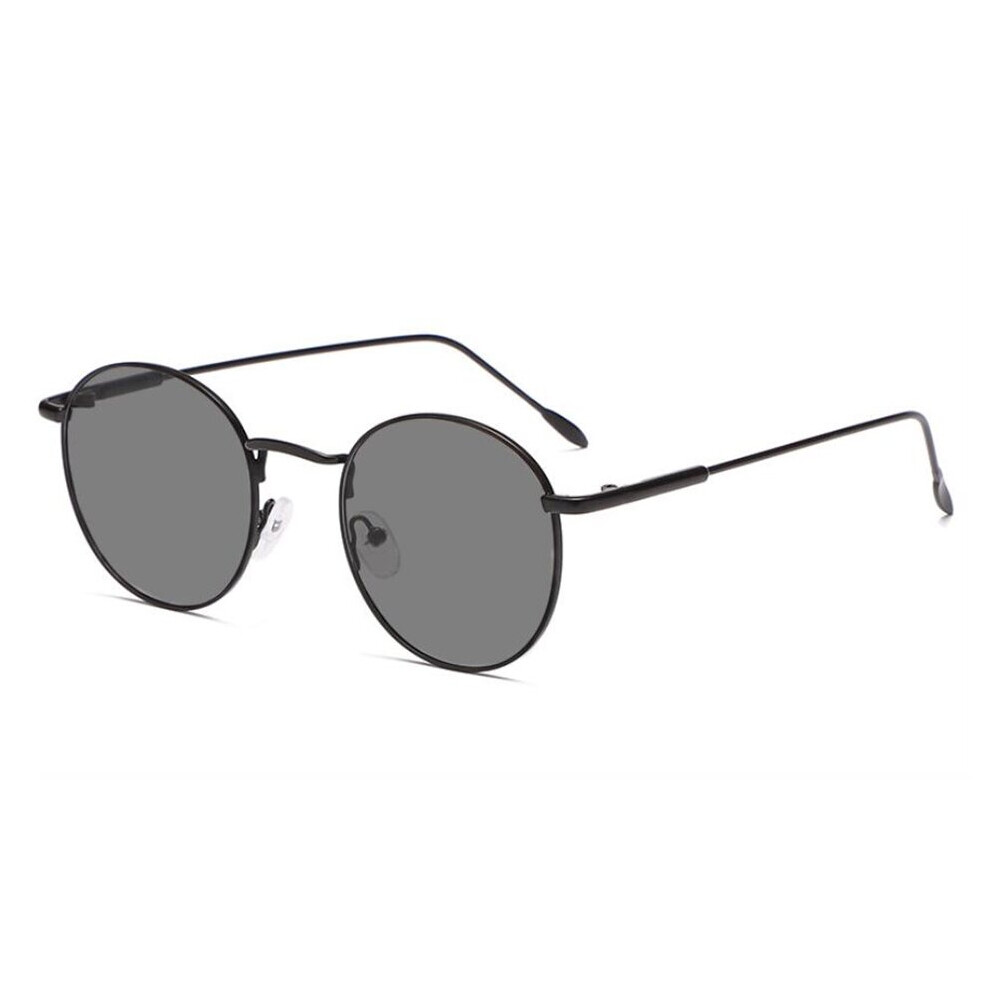 Arrival Round Photochromic Grey & Anti Ray Glasses, Women Men's Rays Blocking Eyeglass for Computer A8213