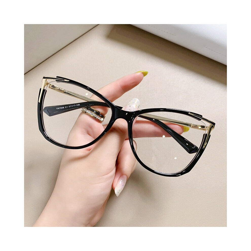 Multicoloured Transparent Computer Glasses Frame Women Men Anti Light Eyewear Optical Spectacle Eyeglasses