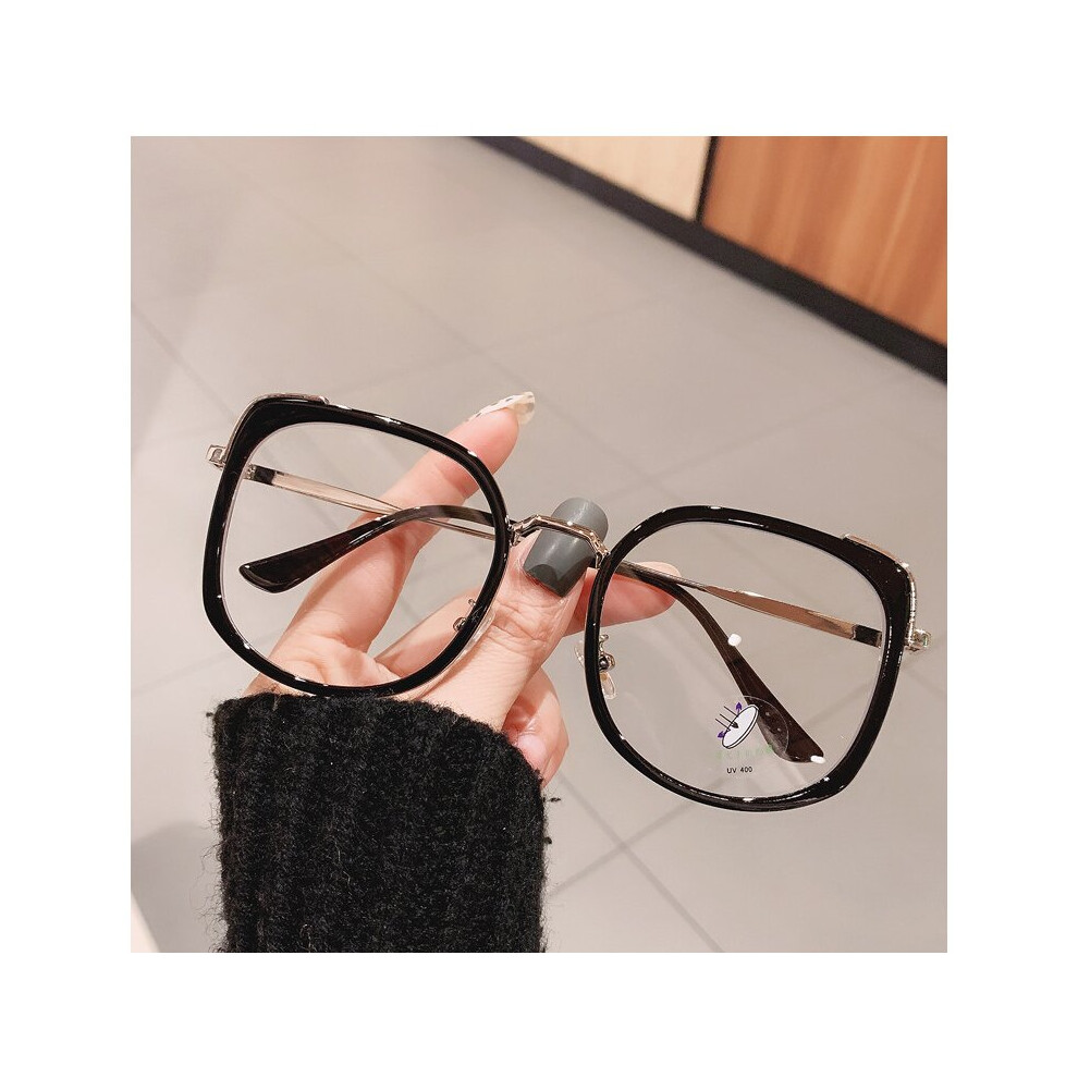 Oversize Square Optical Reading Glasses Women Retro Light Filter Computer Eyeglasses Presbyopia Large Diopter +6.0