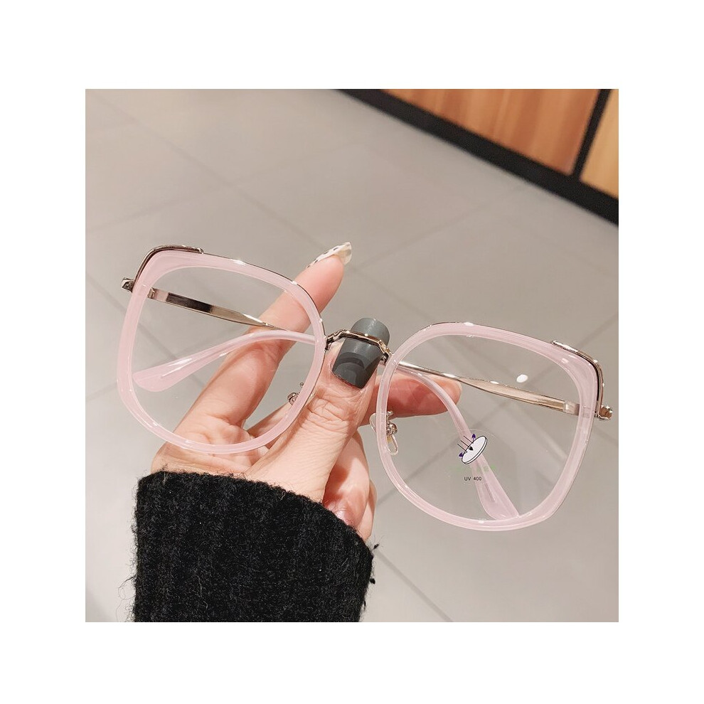 Oversize Square Optical Reading Glasses Women Retro Light Filter Computer Eyeglasses Presbyopia Large Diopter +6.0