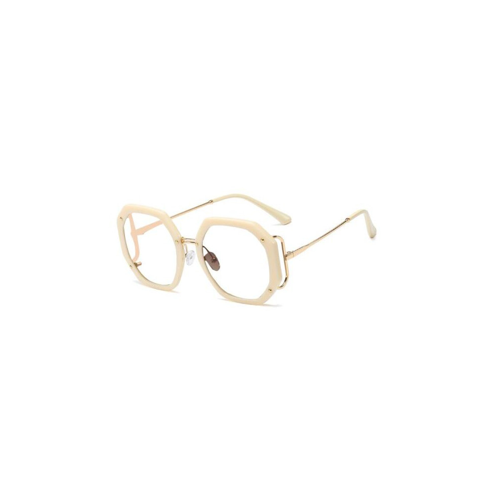 Anti Light Polygon Round Reading Glasses Women Glasses Transparent Women's Eyeglass Frame