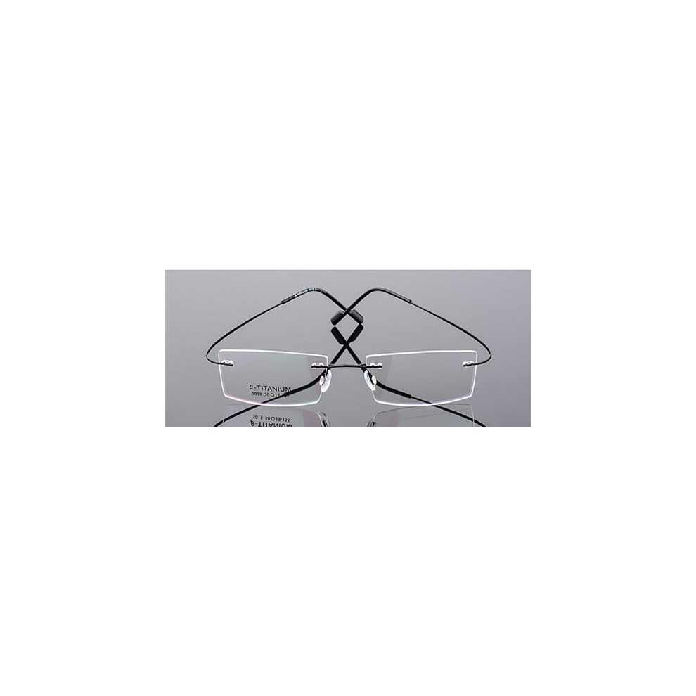Multicoloured Lightweight Rimless Glasses Frames Memory Titanium Eyeglasses Frame Spectacle Prescription Optical Frames Myopia