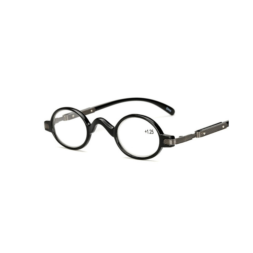 Punk Small Frame Round Reading Glasses Men Business Clear Lens Presbyopic Glasses Hyperopia Eyewear Glasses For Elder