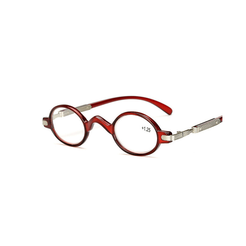 Punk Small Frame Round Reading Glasses Men Business Clear Lens Presbyopic Glasses Hyperopia Eyewear Glasses For Elder