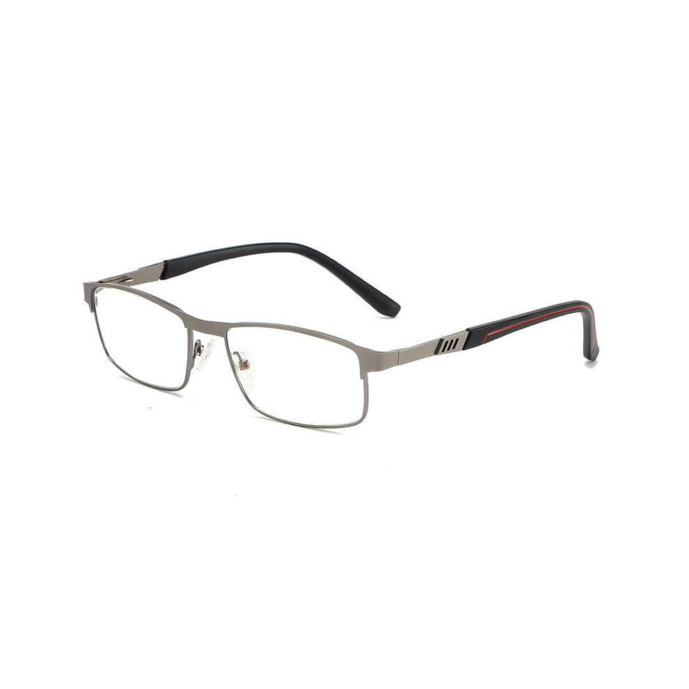 Multicoloured Men's Anti Light Reading Glasses With Spring Hinge Ultralight Harmful Rays Blocking Computer Reader