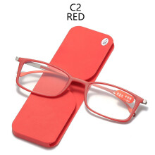 Ultra HD Anti-Blue Reading Glasses - Portable Flat Frame, Anti-Fatigue Presbyopia Readers for Phone & Close Work