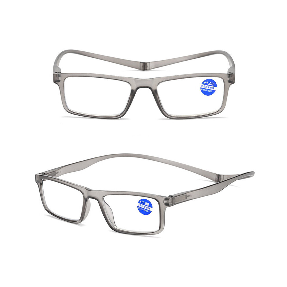 Unisex Hanging Neck Magnet Reading Glasses magnifier Men Women Magnetic Presbyopic Eyeglasses Rivets Hyperopia Spectacles