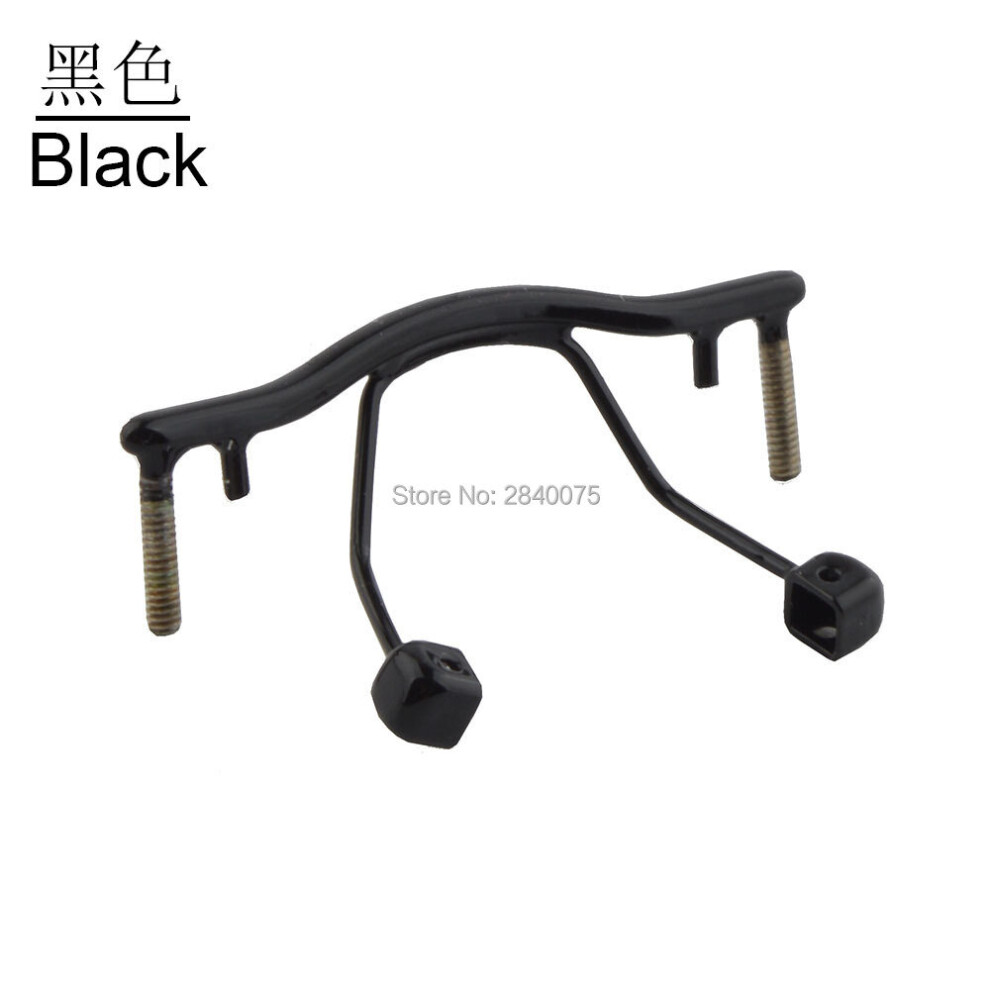 Black 10Pcs/Lot Eyewear Bridge Replacement For Rimless Frame,Stainless Steel Reading Glasses Eyewear Nose Bridges Repair