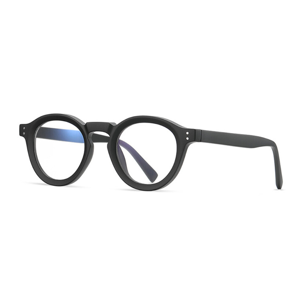 Anti Light Reading Glasses Men Women Antifatigue Computer Presbyopia Eyeglasses Retro Round Frame TR90 Eyewear Rivet