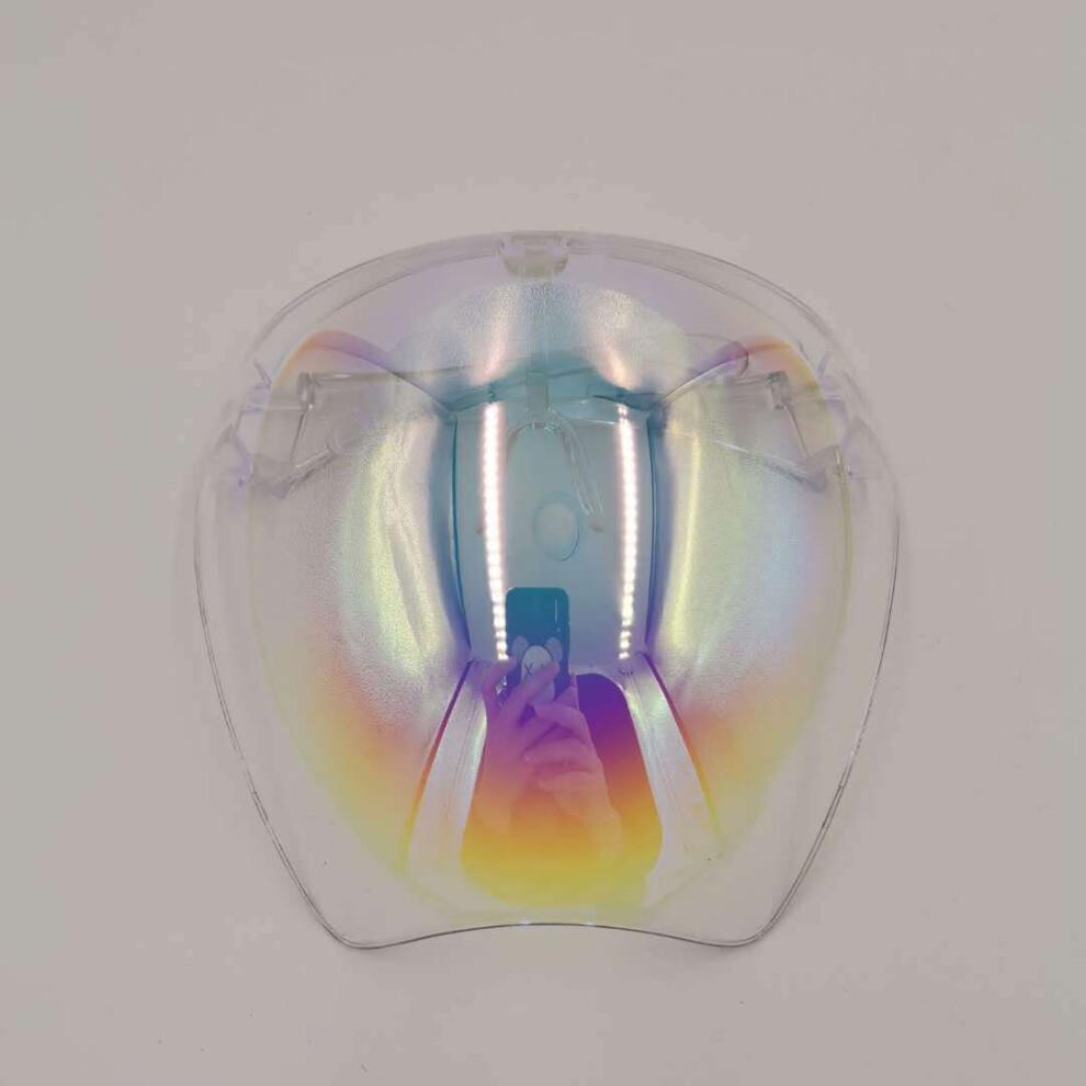 Reusable Transparent Protective Glasses Goggle Face Shield Visor Men Women Shopping Sport Anti-Spray Mask Oversized Sunglasses 885659056529