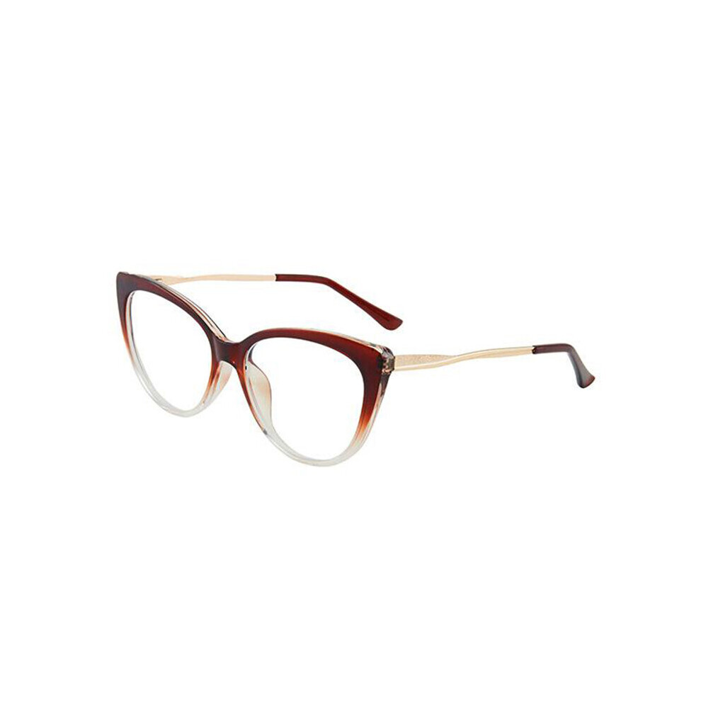 Multicoloured 0 -0.5 -0.75 To -6.0 Light Blocking Cat Eye Prescription Spectacles With Diopter Spring Leg Myopia Photochromic Eyeglasses