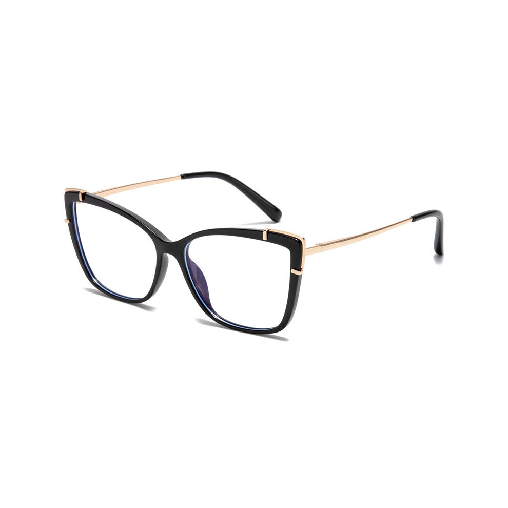 Light Blocker Cat Eye Nearsighted Glasses For Women 1.56 Single Lens Myopia Photochromic Eyeglasses 0 -0.5 -0.75 To -6.0