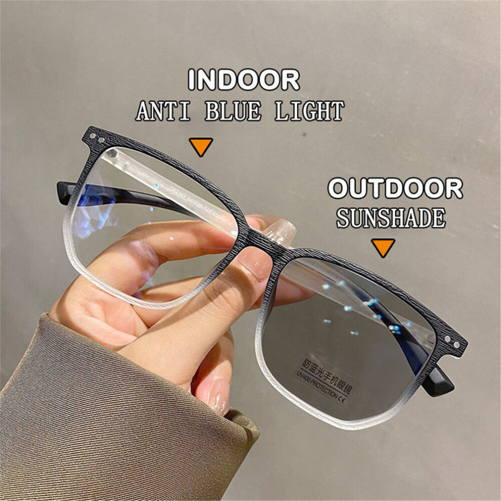 Anti Light Myopia Glasses Degrees 0 To - 6.0 Photosensitive Changing Reading Glasses Outdoor Sunshade Sunglasses-image-OPC-PBR8QQM-NEW