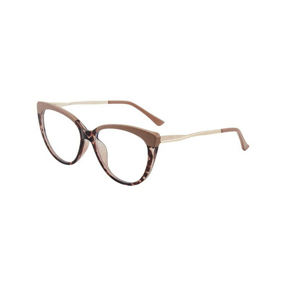 Multicoloured 0 -0.5 -0.75 To -6.0 Light Blocking Cat Eye Prescription Spectacles With Diopter Spring Leg Myopia Photochromic Eyeglasses