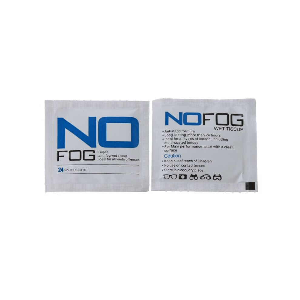 Multicoloured 30Pcs Glasses Anti-Fog Wet Wipes Pre-Moistened Antifog Lens Wipe Individually Wrapped Disposable Defogger Eyeglass Wipes