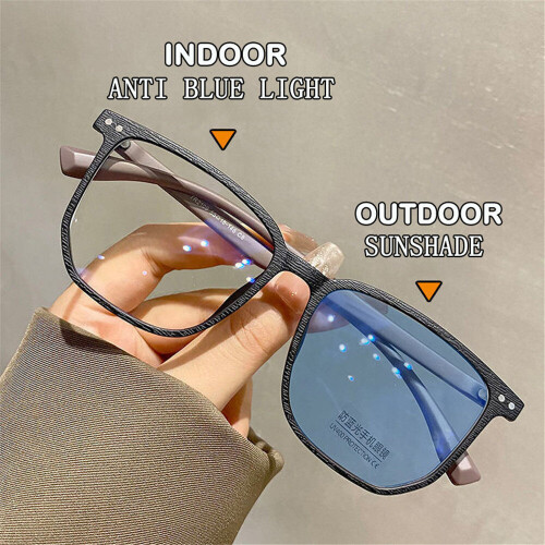 Anti Light Myopia Glasses Degrees 0 To 6.0 Photosensitive Changing Reading Glasses Outdoor Sunshade Sunglasses