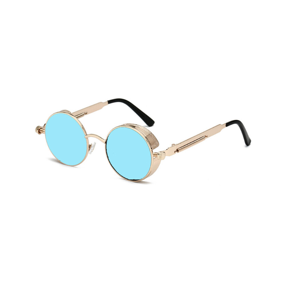 Round Metal Myopia Glasses Gothic Steampunk Vintage Shield Eyewear Shades Prescription 0 -0.5 -0.75 -1.0 -2.0 -3.0 To -6.0