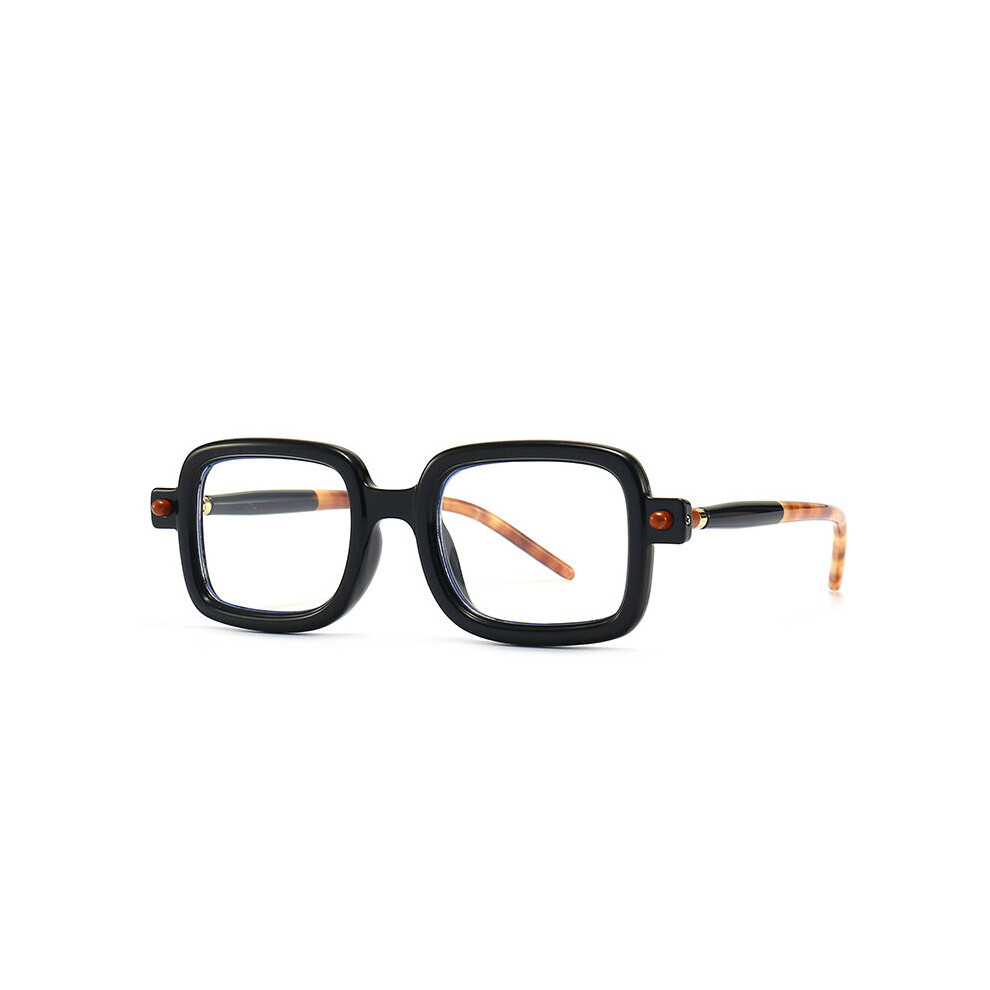 53979 Retro Rectangle Anti Light Glasses Frames Men Women Computer Eyeglasses