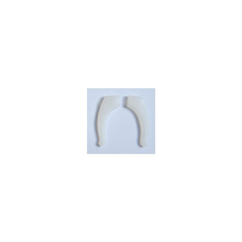 White 200Pcs High Glasses Eyeglasses Anti Slip Silicone Ear Hook Temple Tip Holder Glasses Accessories