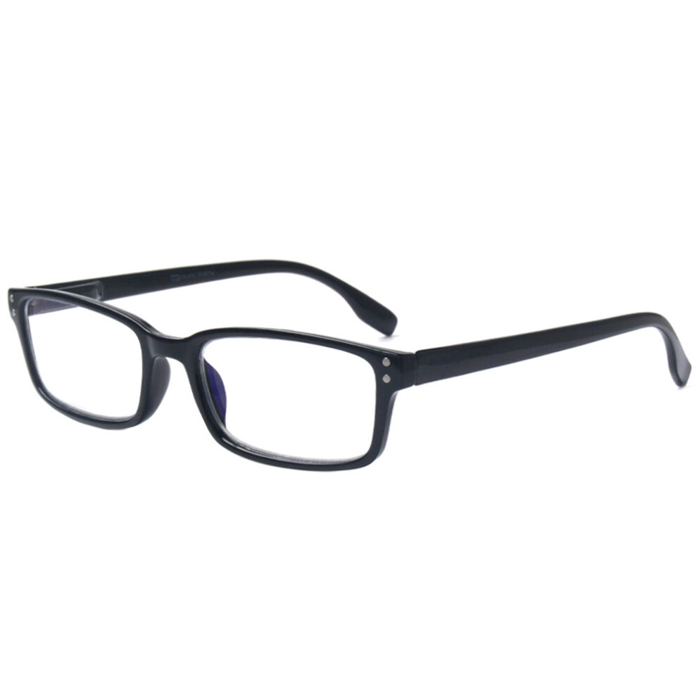 Light Blocking Reading Glasses Spring Hinge Plastic Material for Men Women Reader Eyeglasses Diopter +50 +75 +100...+600