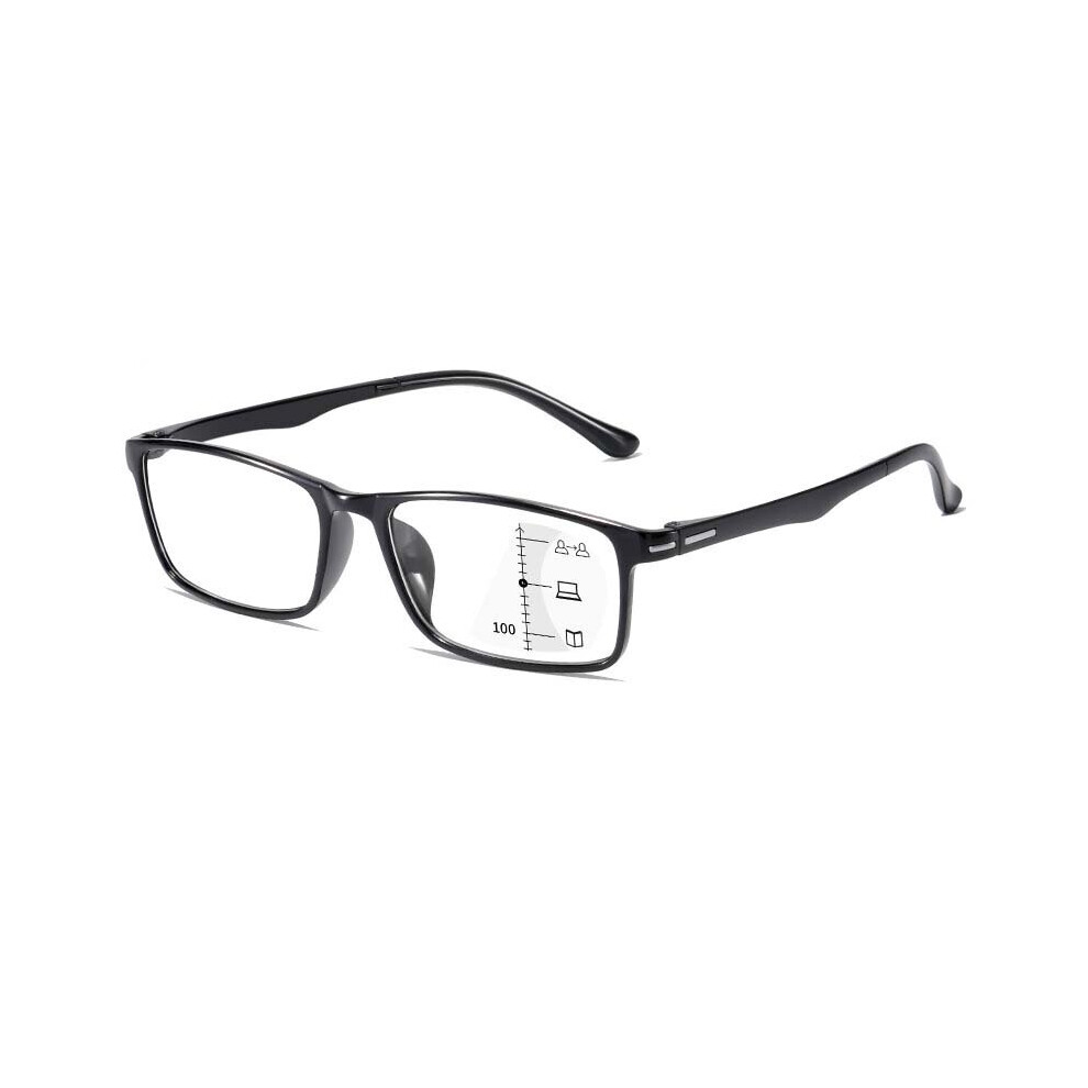 Multicoloured Multifocal Progressive Reading Glasses Women Men Anti-Blue Light Far And Near Presbyopia Intelligent Zoom Reading Eyewear
