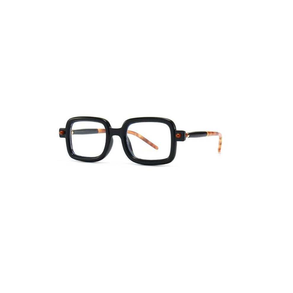 Classic Unique Reading Magnifier Glasses Men Vintage Square Eyeglasses Optical Frame Women Hyperopia Glasses +2 +3.5