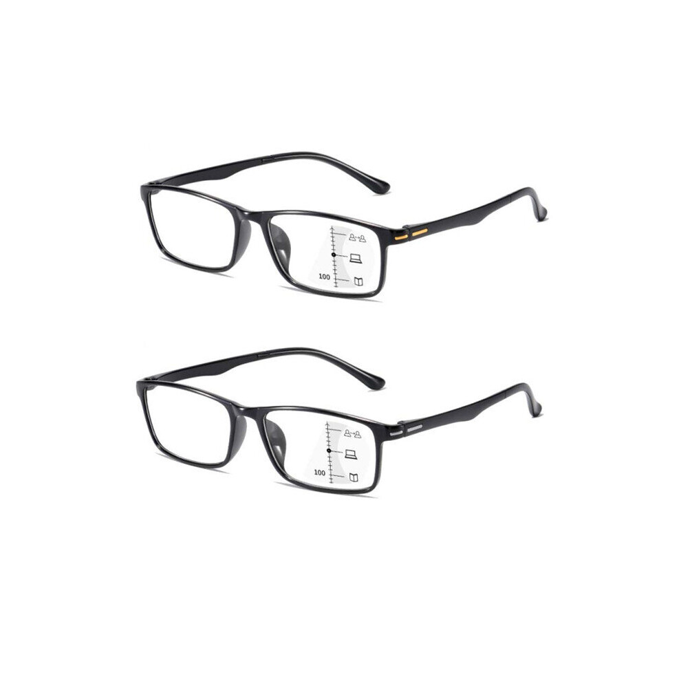 Multicoloured Multifocal Progressive Reading Glasses Women Men Anti-Blue Light Far And Near Presbyopia Intelligent Zoom Reading Eyewear