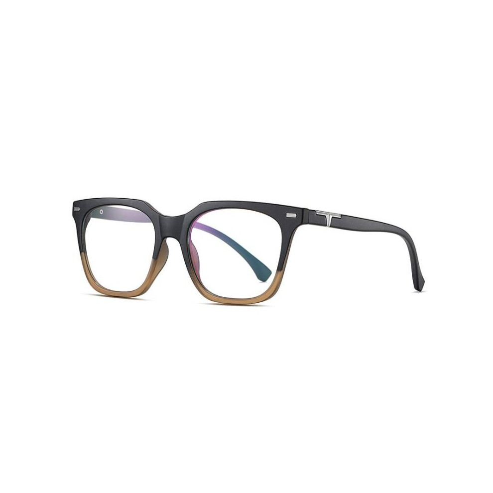 Multicoloured Square Reading Glasses Women Clear Leopard Anti Light Eyeglasses Hyperopia Prescription Eyewear Diopters +