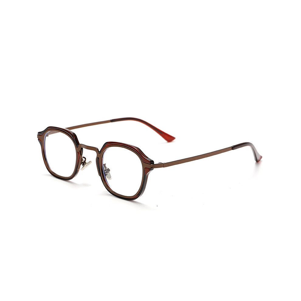 Retro Round Computer Glasses Men Vintage Anti Eyeglasses Women Optical Frames Clear Lens Frame Spectacles Eyewear